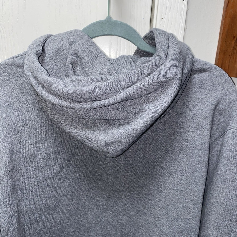Nike Air Jordan Flight Fleece Pull Over Hoodie Gray Small - Picture 9 of 11